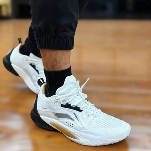 李宁闪击10䨻科技减震回弹篮球鞋低帮实战球鞋夏季新款男款运动鞋