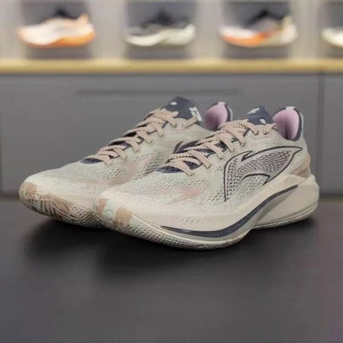 李宁音速12 V2䨻科技减震防滑耐磨外场水泥地实篮球鞋低帮运动鞋