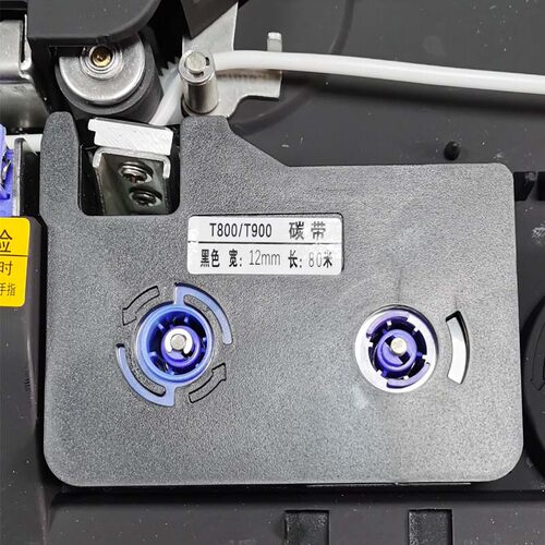 适用于线号机T800/900代替用色带黑色TR80B线号码套管打印机碳带