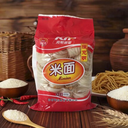 陈克明米面800g正宗优质大米制米面河粉手工米线宽面早餐月子面条