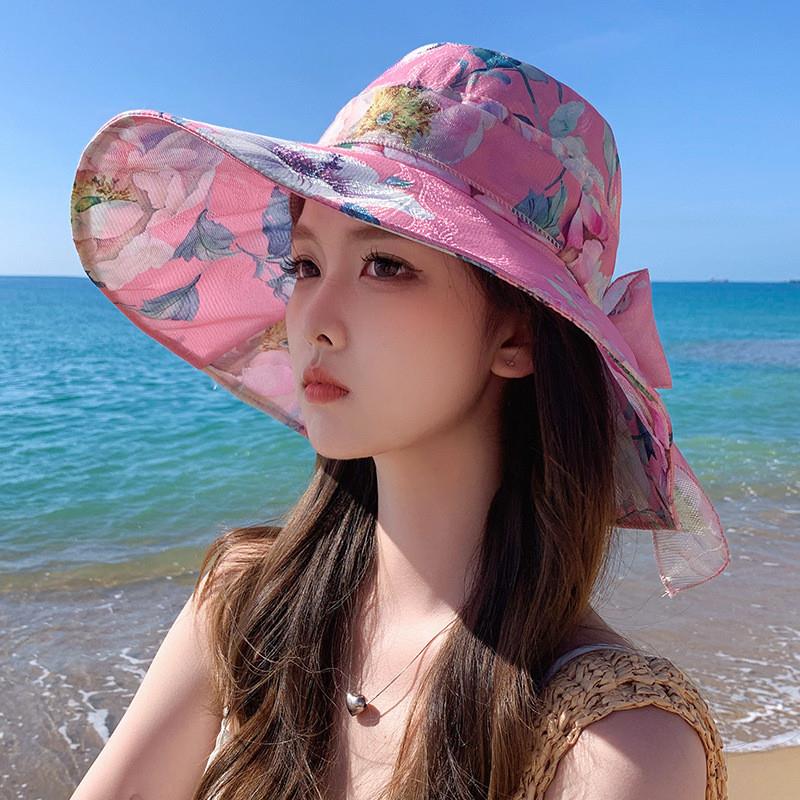 中老年人夏季大沿帽子女老太太洋气夏天防晒太阳帽妈妈时尚帽凉帽