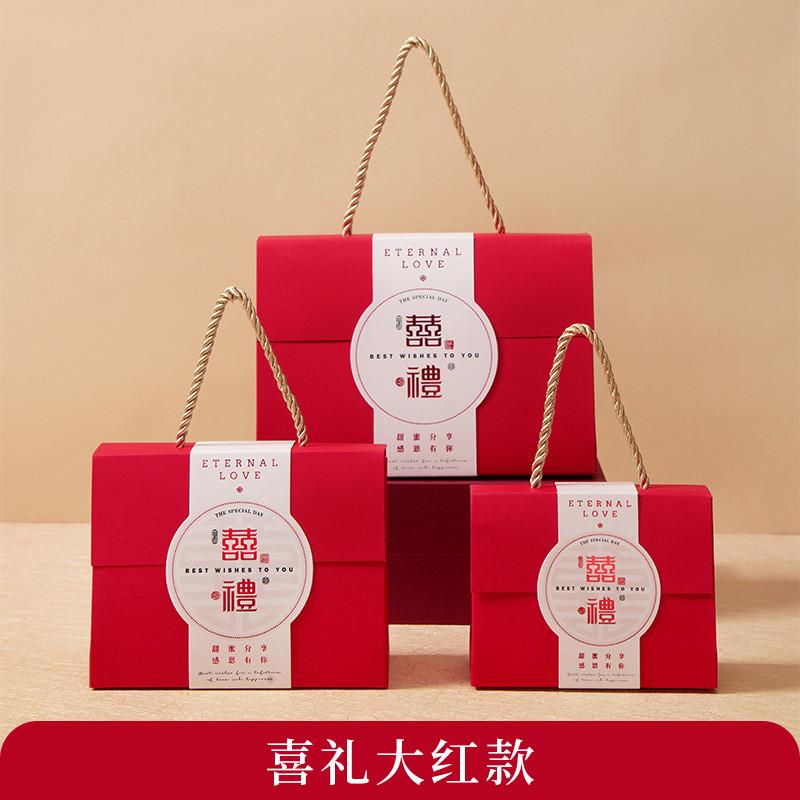 新款乔迁之喜手提喜糖盒入新宅伴手礼创意中国风新居摆桌糖果盒子