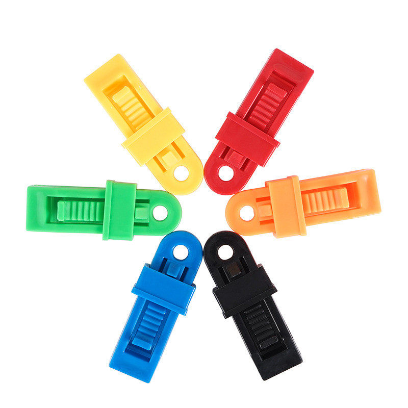 新升级户外帐篷夹天幕帐篷防风固定夹扣风绳扣多功能塑料夹鲨鱼夹