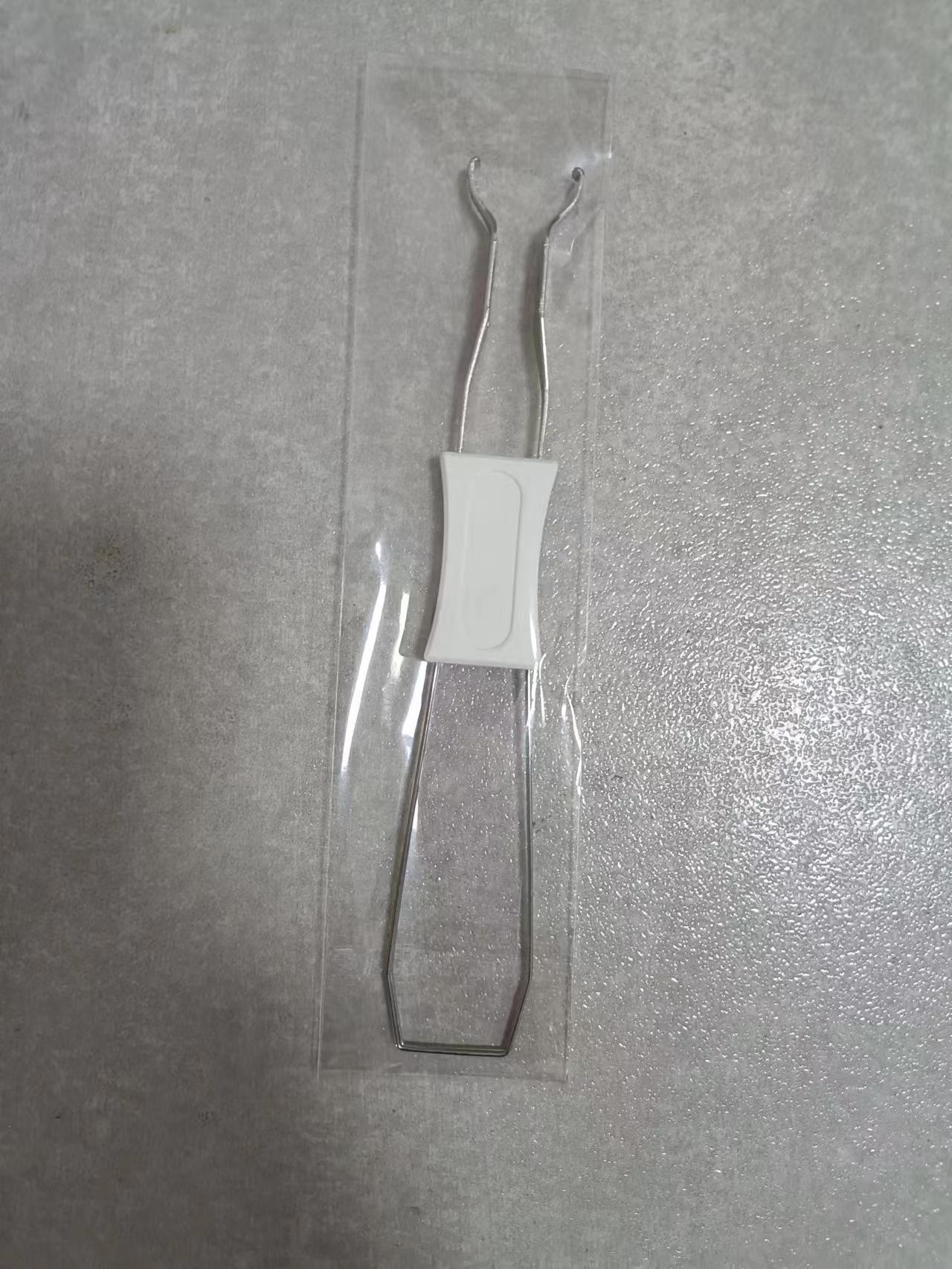 钢丝拔键器金属拔轴器机械键盘通用换轴键帽拔键器拔轴器二合一