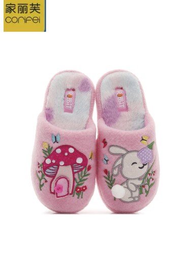 家丽芙CORIFEI儿童拖鞋秋冬季2025新款外贸跨境室内家居防滑棉鞋