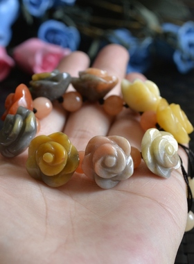 天然新疆手钏彩玉