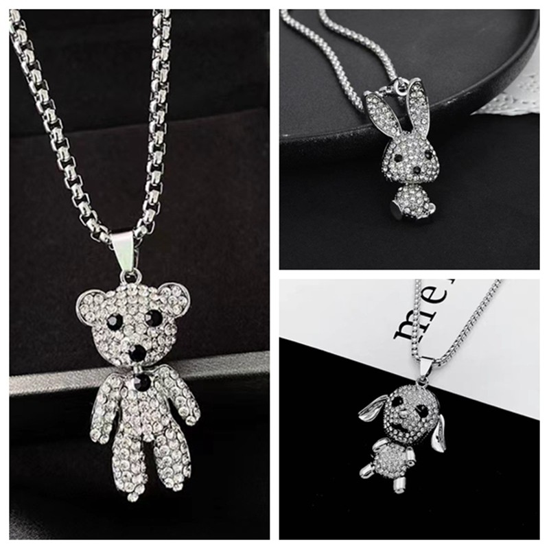 儿童项链女童潮流配饰卫衣链可爱卡通镶钻吊坠男童宝宝毛衣装饰链,童装/婴儿装/亲子装,项链,淘宝优惠券,粉丝福利购,淘宝优惠卷