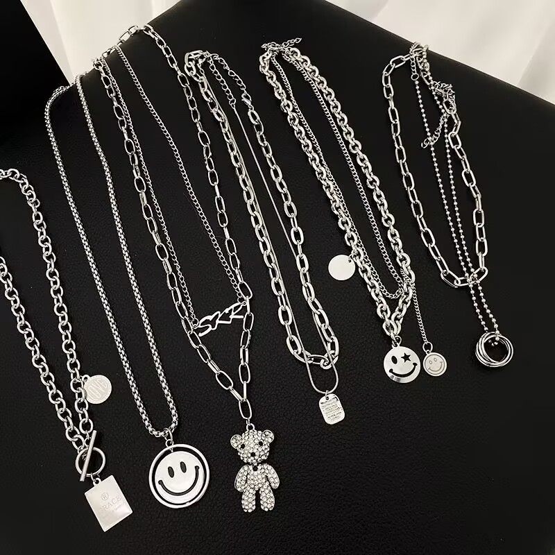 儿童项链潮男童个性双层叠带可爱小熊嘻哈卫衣链炫酷帅气街舞项链,童装/婴儿装/亲子装,项链,淘宝优惠券,粉丝福利购,淘宝优惠卷