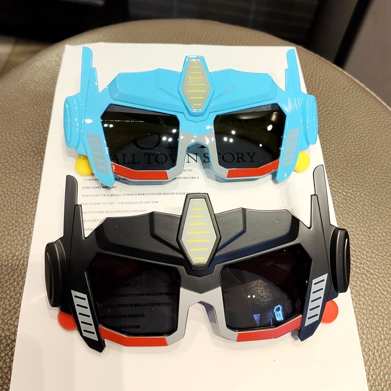 儿童太阳镜男童宝宝钢铁侠卡通硅胶眼镜帅气男孩墨镜偏光防紫外线