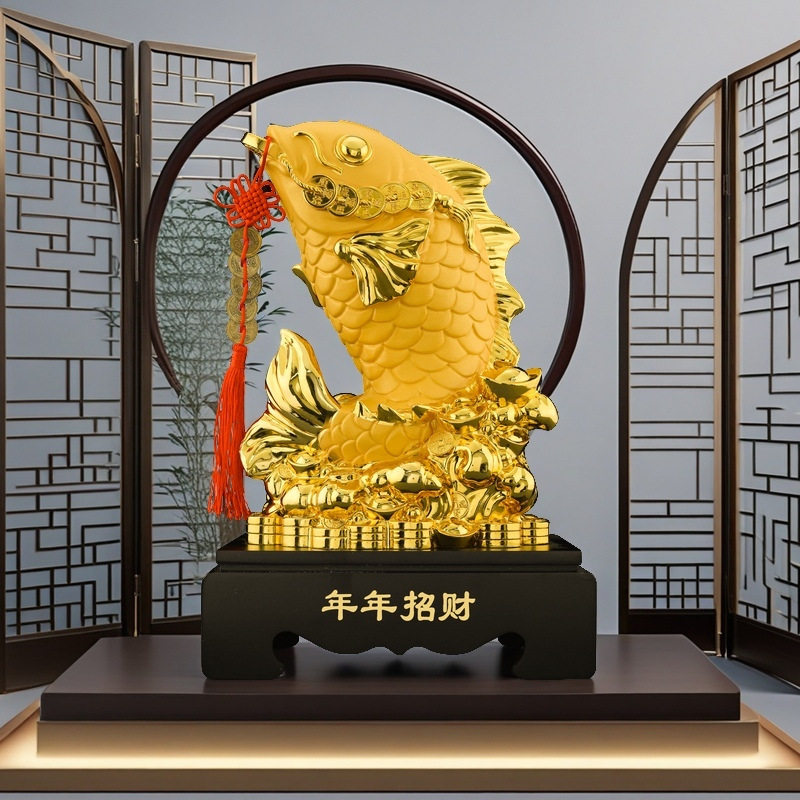 年年有余招财沙金色鱼摆件家居办公室储蓄罐装饰品乔迁开业吉祥物,家居饰品,桌面摆件,淘宝优惠券,粉丝福利购,淘宝优惠卷