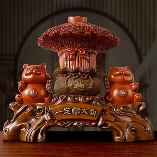 一定大卖招财猫发财树摆件客厅收银前台公司装饰品新店铺开业礼物