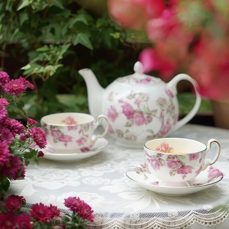 英国咖啡杯碟安斯丽茶餐具图片