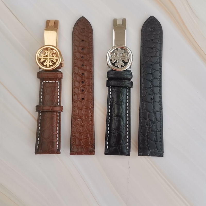 鳄鱼皮表带双面手表带