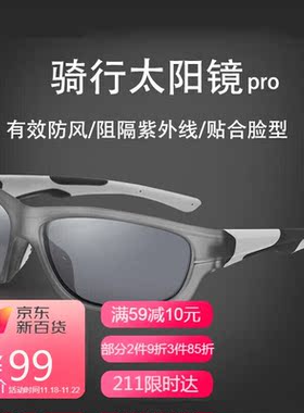 恋上偏光太阳镜男女骑行镜防紫外线眼镜山地车摩托车防风沙装备墨