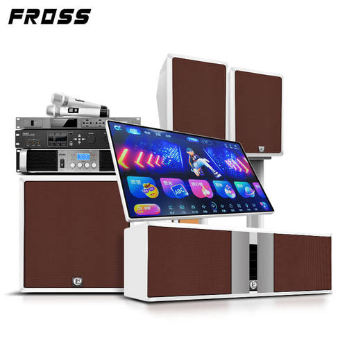 沸斯（FROSS）S5家用卡拉ok音响套装家庭KTV功放点歌机音箱全套专