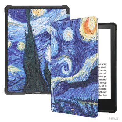 YNGFN适用于kindlepaperwhite5保护套电子书阅读器kpw5休眠皮套卡