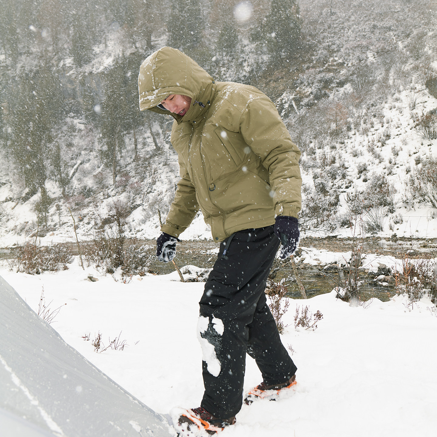 吃茶去chichaqu25秋冬重磅羽绒长裤伞兵裤户外防泼水防风保暖山系,男装,羽绒裤,淘宝优惠券,粉丝福利购,淘宝优惠卷