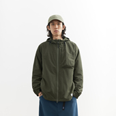 吃茶去chichaqu25秋冬带帽拉链外套城市户外复古宽松防泼水山系