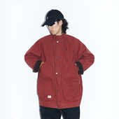 吃茶去chichaqu25全棉洗水做旧翻领夹克宽松复古猎装 男女 谷仓工装