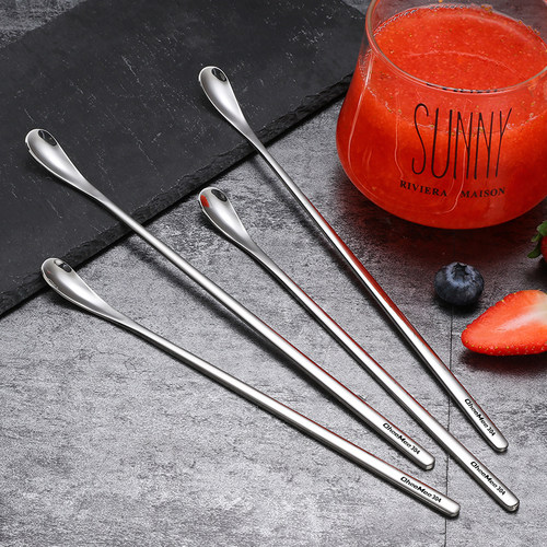 咖啡勺304不锈钢长柄蜂蜜调羹