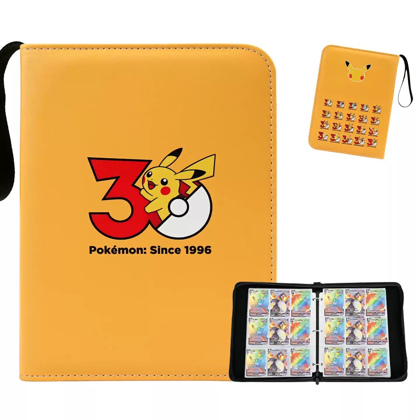 宝可梦30周年卡册神奇宝贝收纳册大容量TCG收藏册25Pokemon集卡包