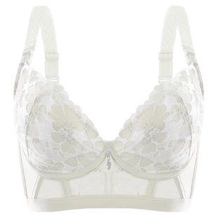 图薇娜调整型内衣大杯大胸显小薄款文胸防下垂防凸点大码显瘦内衣