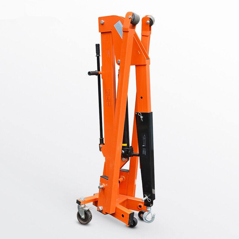 杭叉爵力可折叠移动式液压吊车汽修发动机单臂小吊机伸缩起重机欧
