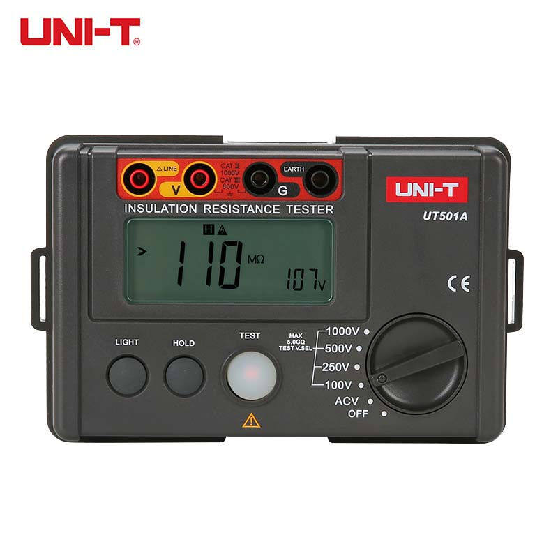 优利德(uni-t)ut501a绝缘电阻测试仪高精度兆欧表电子摇表250v