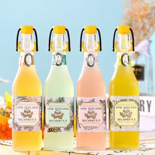 蜂蜜酒椴树蜜洋槐沙棘果泰加林蜂蜜俄罗斯进口高颜值果味配置酒