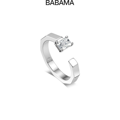 新品babama冰点戒指女小众设计