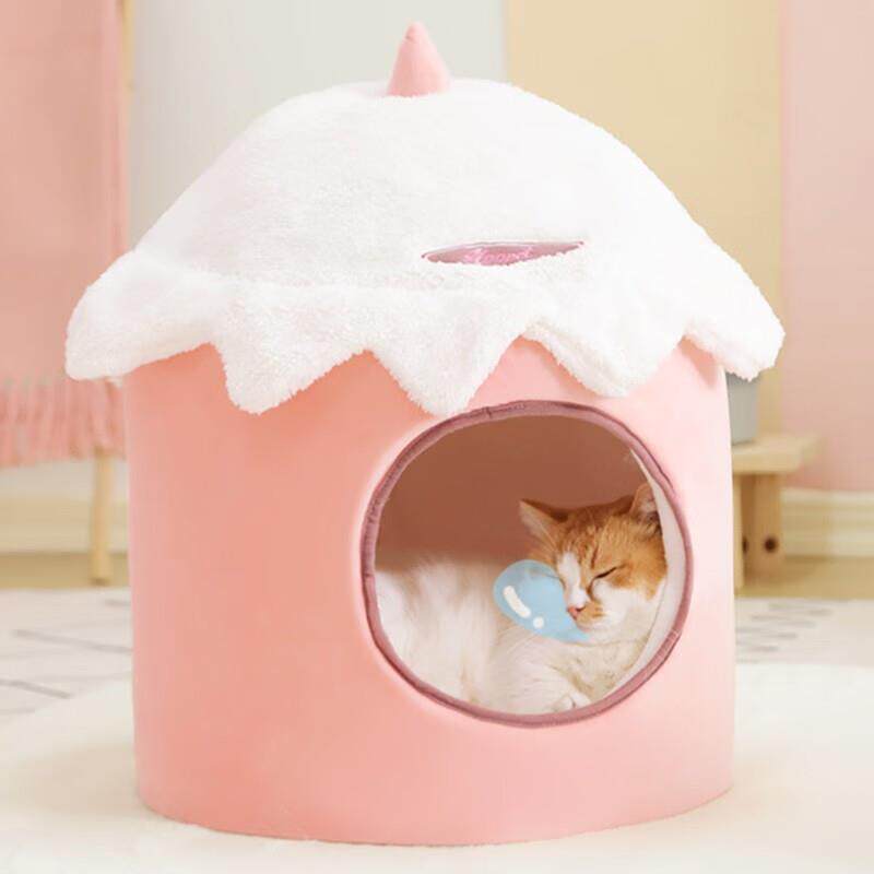 华元宠具（hoo）菠萝猫窝冬天保暖四季通用猫帐篷宠物小猫用品猫使用感如何?