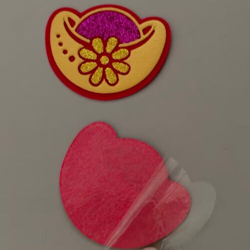 中秋彩色绒布diy元宝装饰