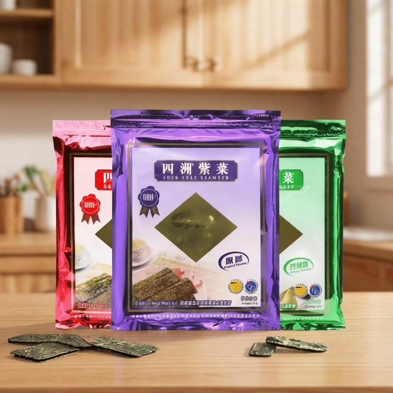 正品香港版四洲即食海苔紫菜寿司拌饭料儿童怀旧休闲零食37.5g