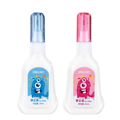 涂改液修改液学生用快干7284得力