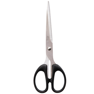 得力剪刀不锈钢办公家用