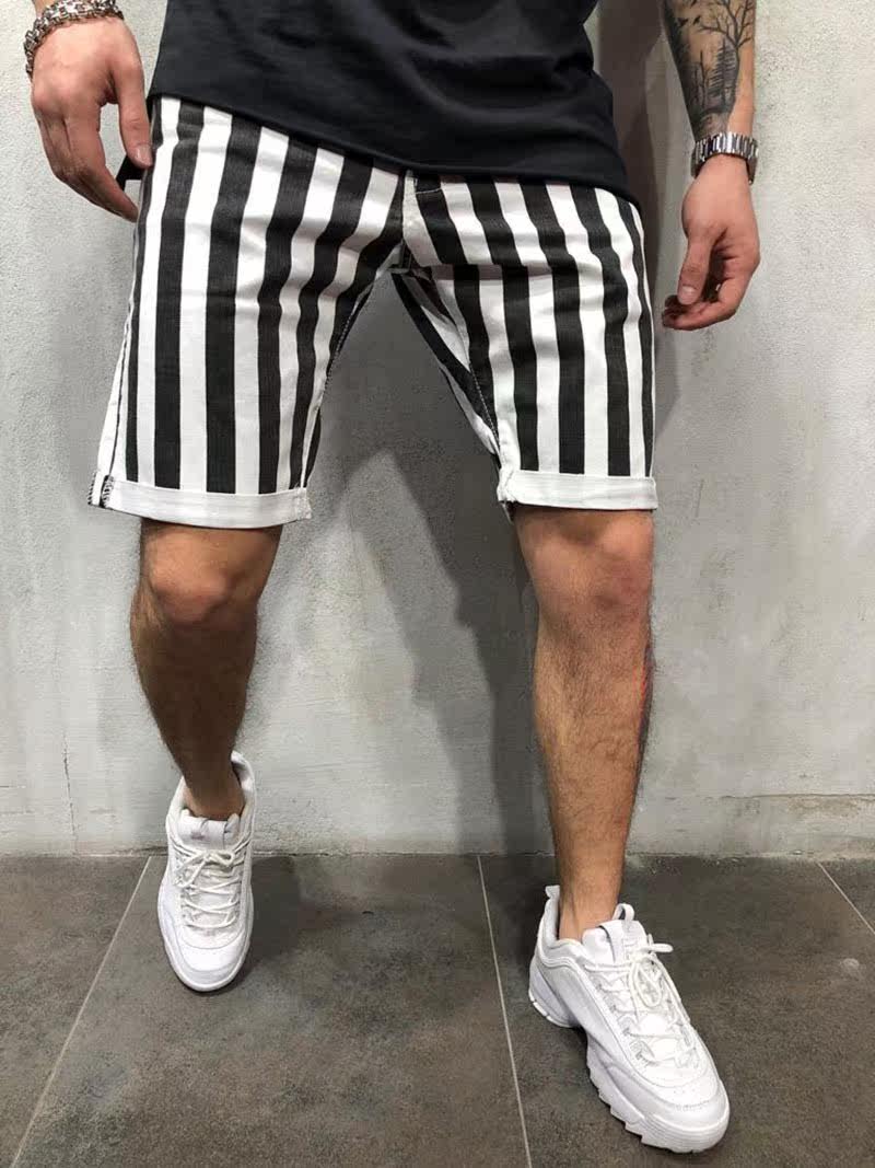 Black and white checkered gym shorts outdoor running casualin the Men's clothing, Trousers  category - from Buy2taobao.com to provide professional Taobao agent buy service