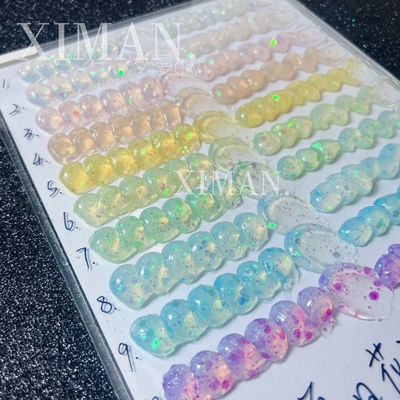 50g透明亮片闪粉珠光水晶胶果冻奶油胶手机壳发夹diy手工材料胶水