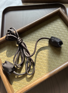 新中式龟纹郁金香花苞细腰带温柔打结细绳腰绳连衣裙收腰装饰绑带