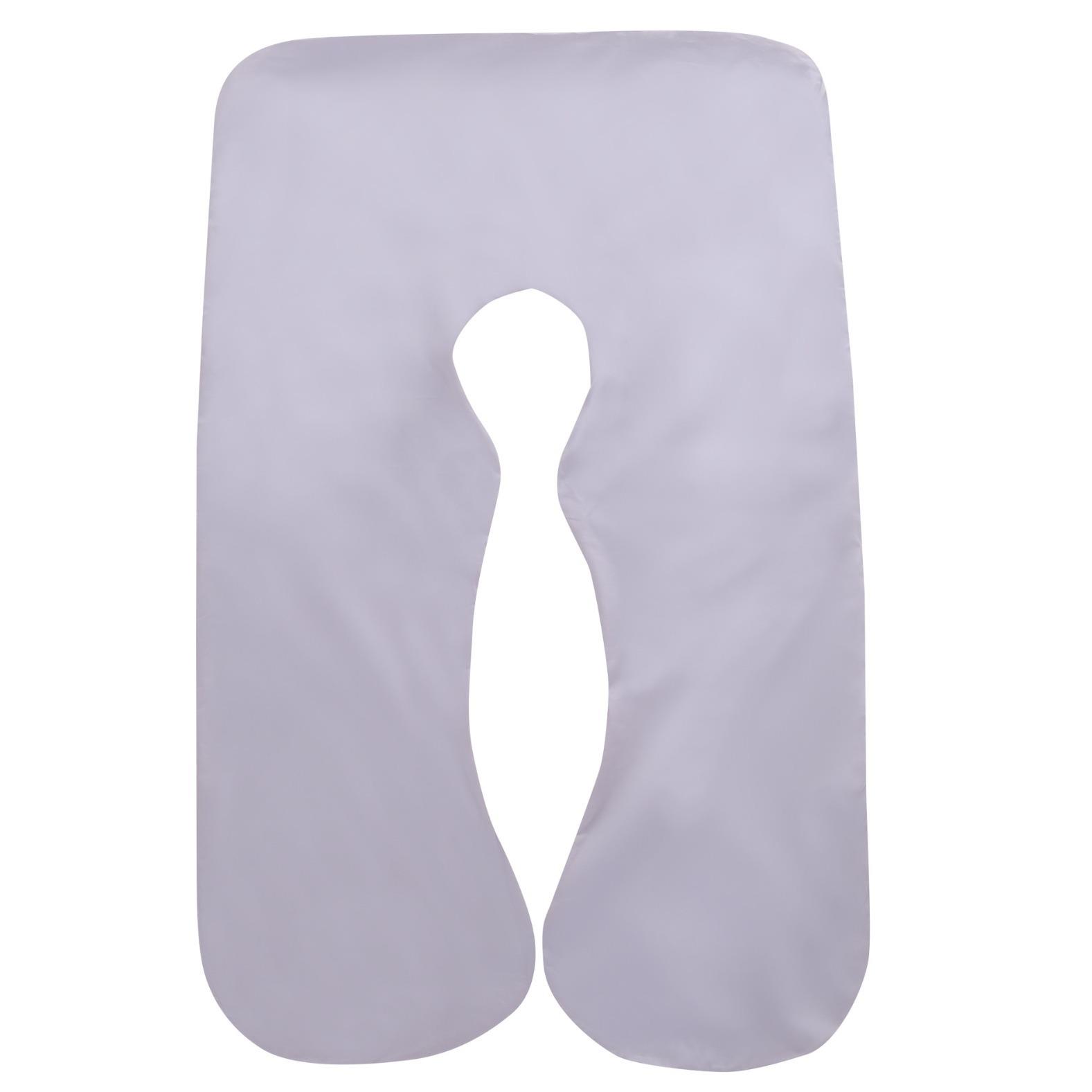 U型孕妇枕枕套水晶绒可水洗脱卸侧睡靠枕套孕妇腰靠托腹厂家