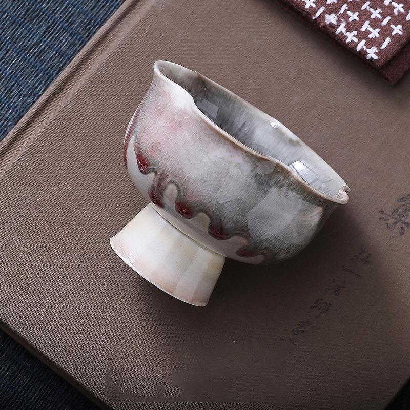 神垕钧瓷茶杯客人单杯中式陶瓷小号客人杯品茗杯功夫茶具小酒杯