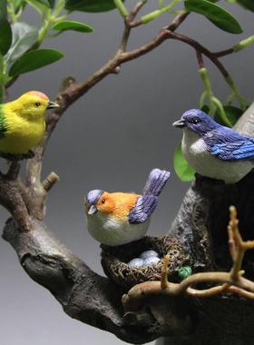 $$户外花园庭院水池鱼缸装饰浮水鸭子仿真动物树脂摆件池塘漂浮造