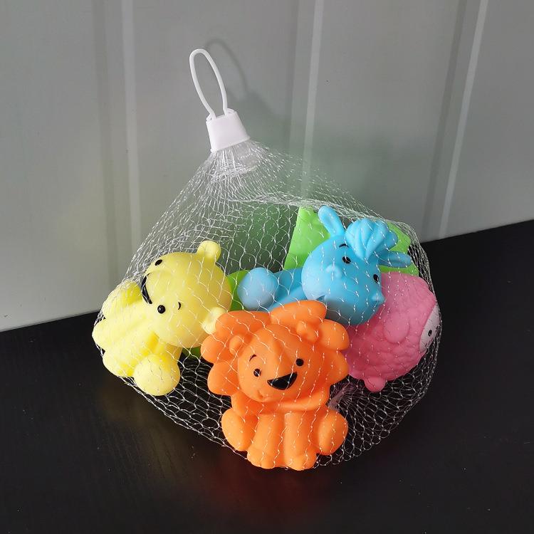 洗澡玩具手抓球儿童游泳池戏水捏捏叫发声男女孩婴儿宝宝网红动物