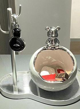 高档玄关钥匙收纳摆件入户进门口鞋柜锁匙简约装饰品乔迁新居礼品