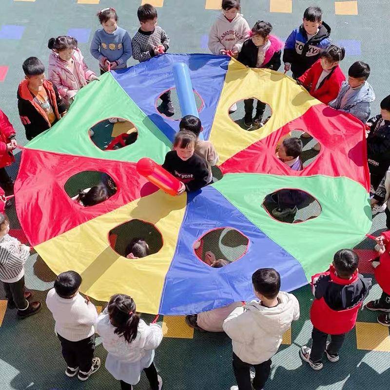 幼儿园蜈蚣钻洞游戏儿童体智能跳格子户外活动道具 感统训练器材