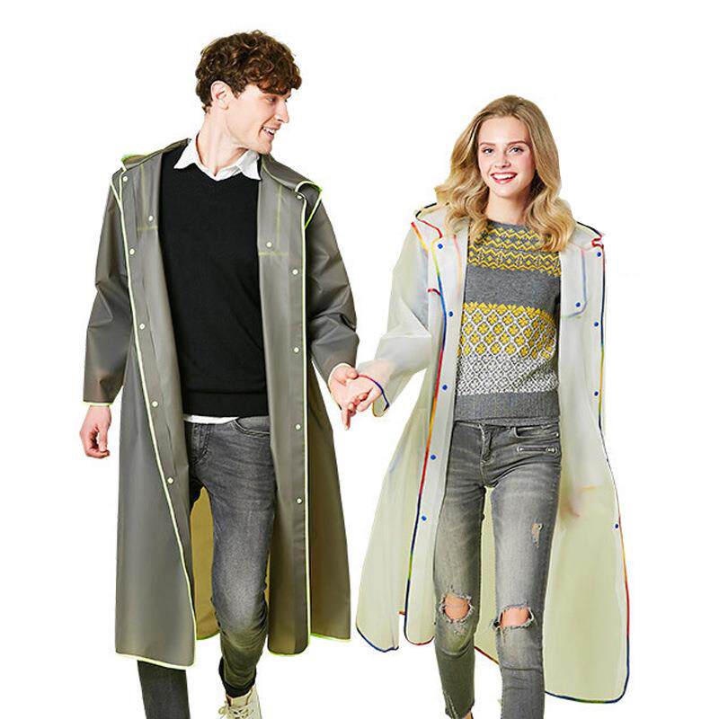 雨衣成人男女式长款户外徒步登山旅游垂钓透明大帽檐防护雨衣外套