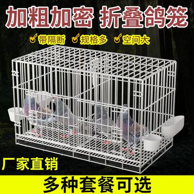 鸽子笼子加粗鸽子用品用具包邮鸽子配对笼大号家用鸽子养殖笼子