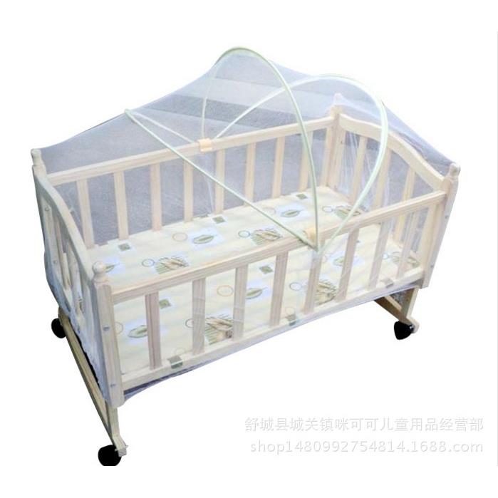 老式摇篮床婴儿摇窝竹编摇篮摇箩儿童哄睡床新生儿睡床夏款带蚊帐图片