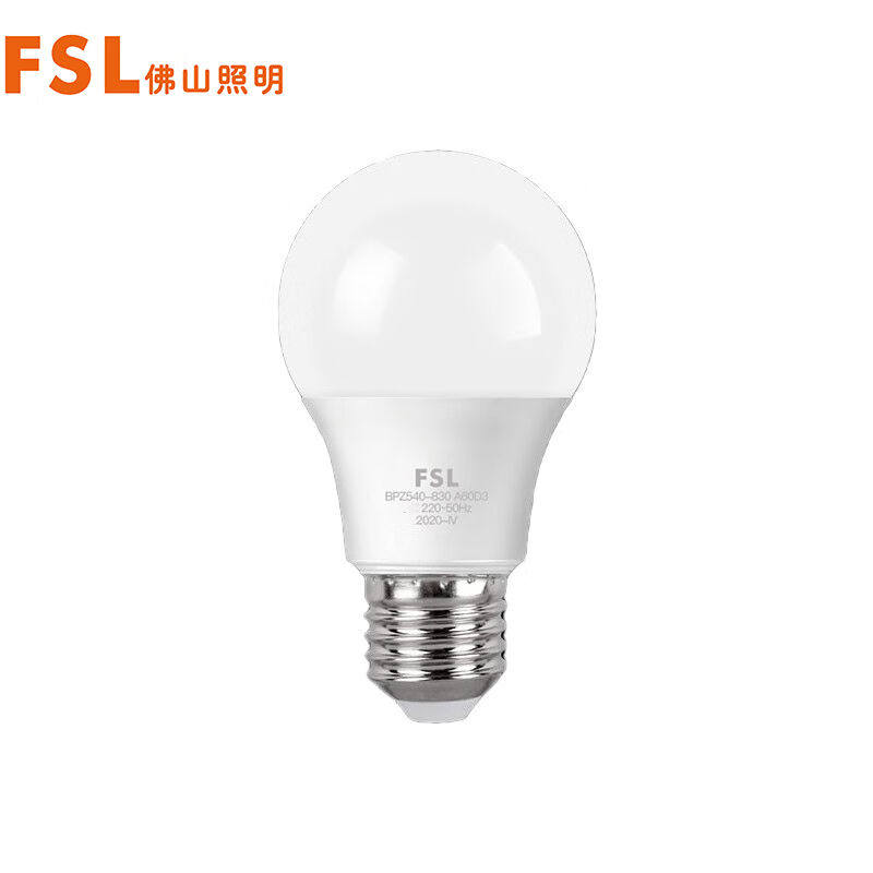 2023佛山照明(FSL)LED灯泡节能球泡E27螺口5W白光6500K美家高性价比高么？