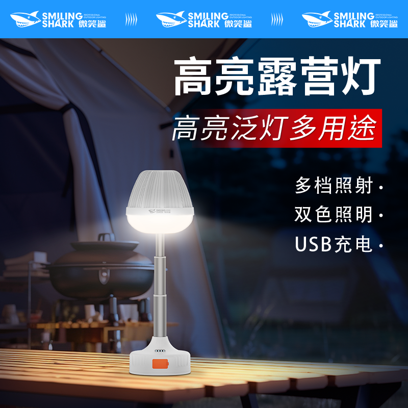 户外露营灯营地伸缩一体照明灯