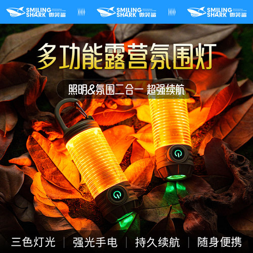 户外露营灯挂式背包灯充电手电筒